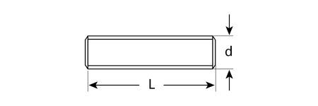 ЗУБР DIN 975, кл. пр. 4.8, М12 х 2000 мм, цинк, 1 шт, резьбовая шпилька (4-303350-12-2000)