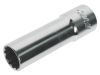 Головка свечная 1/2" 14мм 12-ти гранная с резиновым фиксатором JTCJTC