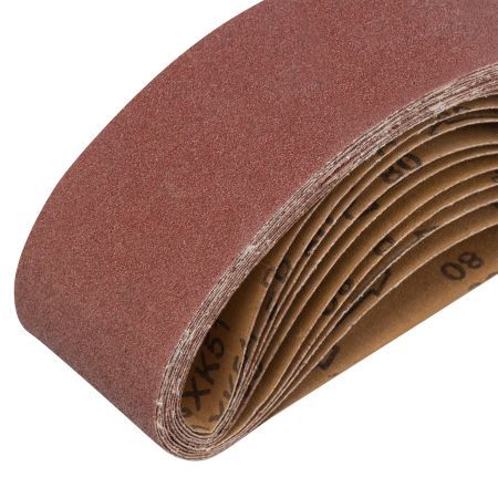 Лента абразивная бесконечная, P 80, 75 х 533 мм, 10 шт Matrix