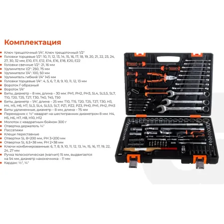 Набор инструментов Gigant GAS 119