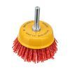 Щетка для дрели, 65 мм, Чашка, со шпилькой, нейлоновая щетина Denzel