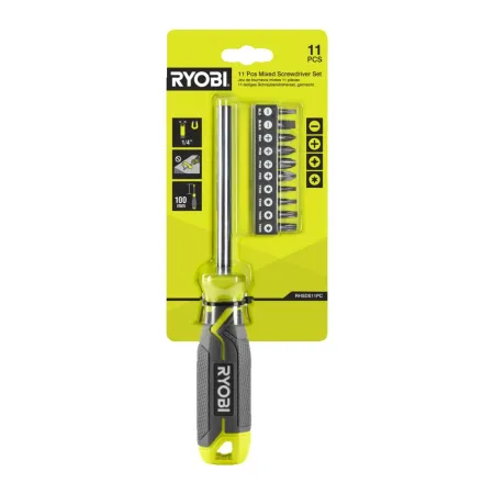 Набор бит с рукояткой RHSDSM11PC Ryobi