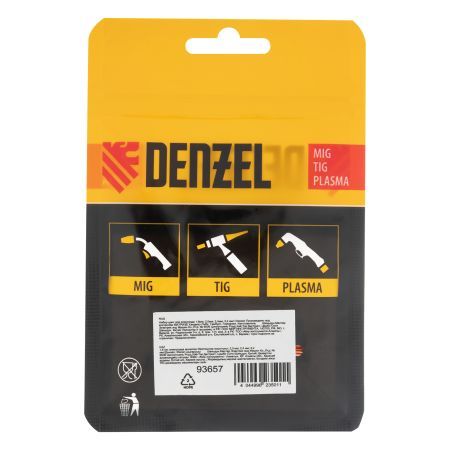 Набор цанг для электрода 1,6мм, 2,0мм, 2,4мм, 3,2 мм Denzel