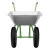 Тачка садовая, 2-х колесная, грузоподъемность 120 кг, объем 65 л Сибртех