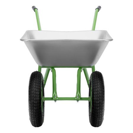 Тачка садовая, 2-х колесная, грузоподъемность 120 кг, объем 65 л Сибртех