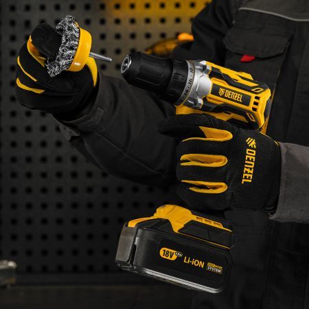 Щетка для дрели, 65 мм, Чашка, со шпилькой, нержавеющая крученая проволока Denzel