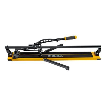 Плиткорез рельсовый 1000х16мм, каретка на подш., стальная станина, усил. рукоятка-пенал Denzel