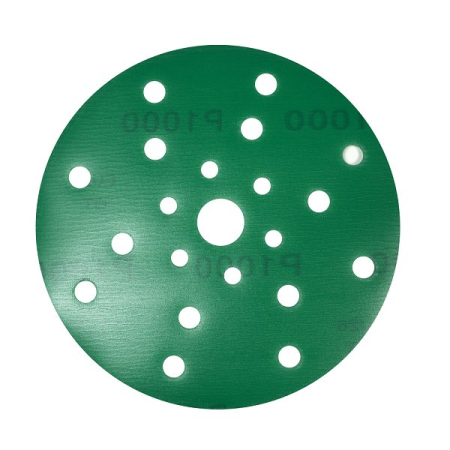 Материал абразивный в кругах D 150, 21 отверстие, на пластиковой основе, Р1000