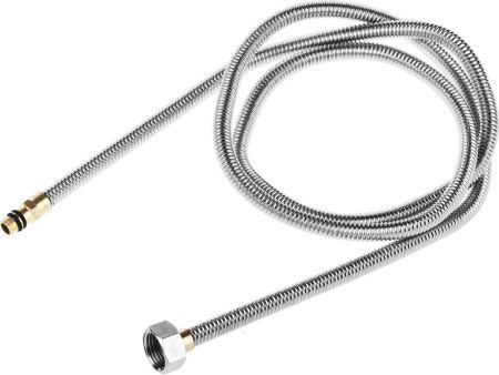 ЗУБР 1/2″, 1.5 м, гайка-штуцер, сильфонная подводка для смесителей с укороченным штуцером (51012-150)