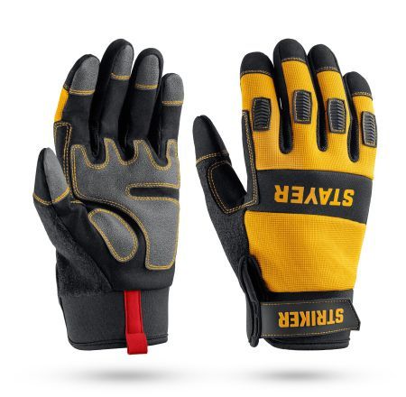STAYER STRIKER р.L (9), комбинированные перчатки для тяжелых механических работ (11410-L)