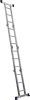 СИБИН ЛТ-43, 4 x 3 ступени, алюминиевая, четырехсекционная лестница-трансформер (38851)
