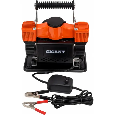 Автомобильный металлический двухпоршневой компрессор Gigant GCA-85