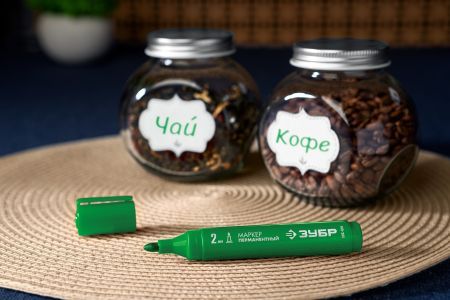 ЗУБР МП-300 зеленый, 2 мм перманентный маркер (06322-4)