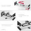 KRAFTOOL BUNKER зуб 10*10 мм, до 600 мм, нерж. сталь, Раздвижная гребенка для плитки (0808-10)