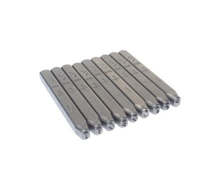 Клейма цифровые 3мм (HRC 60+-2град. DIN 1451) JTCJTC