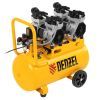 Компрессор безмасляный, малошумный DLS 1500/50, 1500 ВТ, 2x750, 50 л, 260 л/мин Denzel