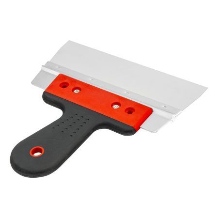 Шпатель фасадный из нержавеющей стали, 200 мм, узкое полотно, двухкомпонентная ручка Matrix