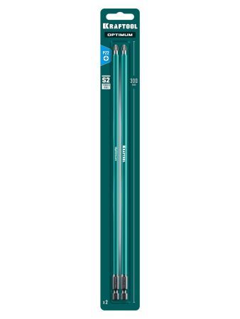 KRAFTOOL OPTIMUM PZ 2, 300 мм, 2 шт, биты (26124-2-300-2)