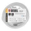 Шнур сетевой Energy Series, ПВС, 3 м, 2 x 1,5 мм, с неразборной вилкой, белый, Denzel