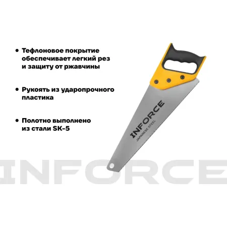 Ножовка по дереву Inforce 06-08-28