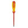 Отвертка Insulated, SL5.5 x 125 мм, CrMo, до 1000 В, двухкомпонентная рукоятка Matrix Professional