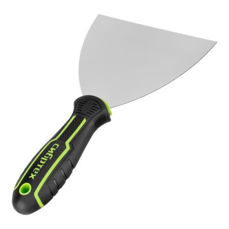 Шпательная лопатка из нержавеющей стали, 125 мм, 2-компонентная рукоятка Сибртех