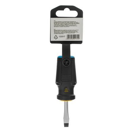 Отвертка, SL6x38 мм, S2, 3к рукоятка Denzel