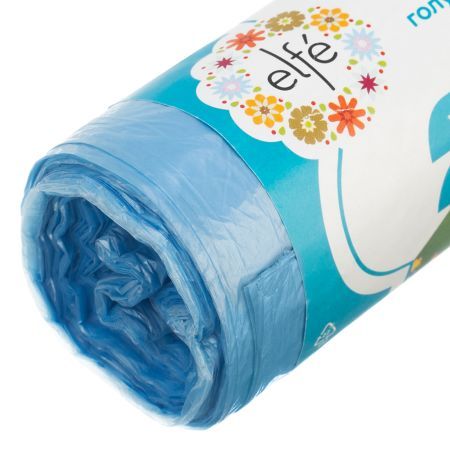 Пакеты для мусора 30 л х 30 шт, голубые, Elfe