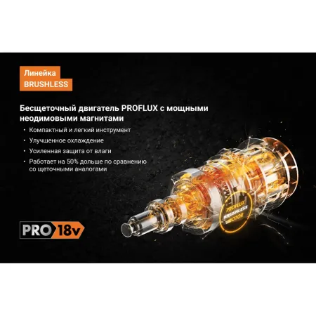 Бесщеточная угловая шлифмашина BEWS18-125BL-0 AEG