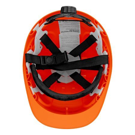 Каска защитная ударопрочная, ABS/PC, плавная регулировка, модель «Форвард» (К-05)оранж. Denzel