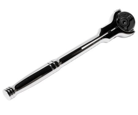 Ключ трещотка 3/8" 72 зуба 227мм шарнирный металлическая рукоятка JTCJTC