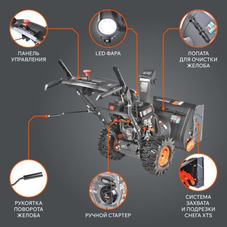 Снегоуборщик бензиновый PATRIOT PS 603 LED