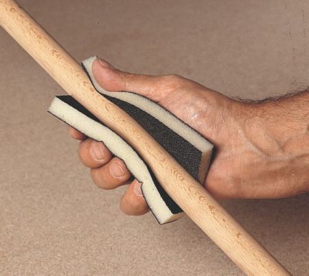 SMIRDEX 920 Абразивная шлифовальная губка 2x2, 120x90x10mm