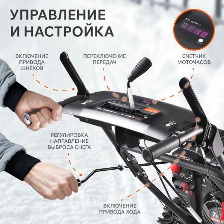 Снегоуборщик бензиновый PATRIOT PRO 750