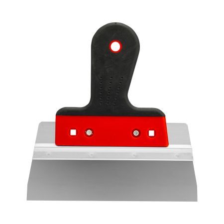 Шпатель фасадный из нержавеющей стали, 200 мм, узкое полотно, двухкомпонентная ручка Matrix