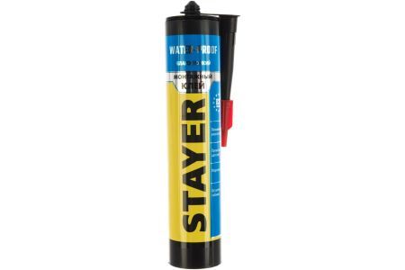 Влагостойкий монтажный клей STAYER 280 мл бежевый 41325