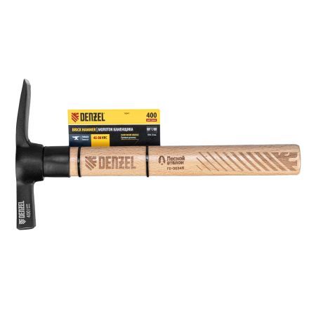 Молоток каменщика, 400 г, буковая рукоятка, EFP Denzel