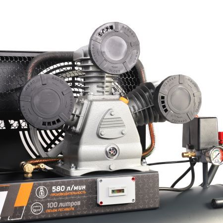 Компрессор поршневой ременной PATRIOT KRX 580 L100 D