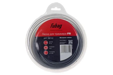 Леска для триммера Fubag FR сечение круглое_L 60 м * 2.4 мм