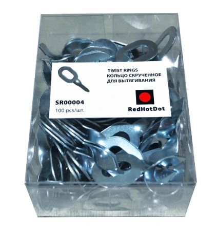 Кольцо скрученное для вытягивания, 100шт.