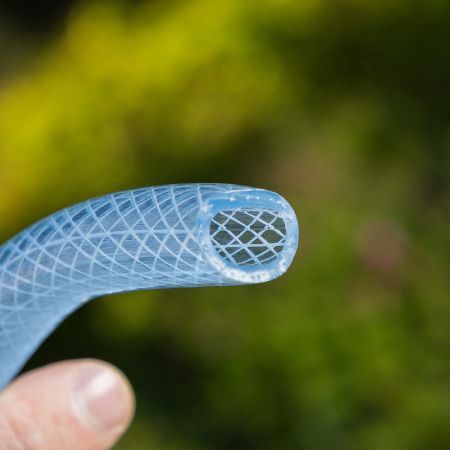 Шланг поливочный прозрачный армированный 3-х слойный, 1/2", 50 м Palisad