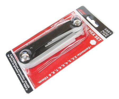 Набор ключей шестигранных 2.5-10мм раскладной 8 предметов JTCJTC