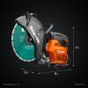 KRAFTOOL 3700 Вт, 350 мм, диск в комплекте, бензорез по бетону (бетонорез) (K770-14 H)