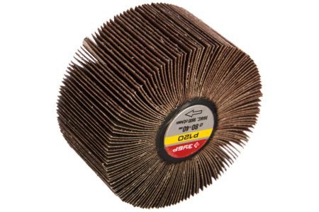 ЗУБР  d 80x40 мм, P120, круг шлифовальный лепестковый, на шпильке, 36604-120