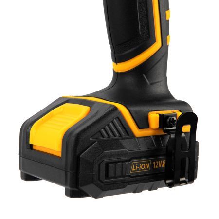 Дрель-шуруповерт аккумуляторная CDL-12-02BM, Li-Ion, 12 В, 2 акк. Denzel