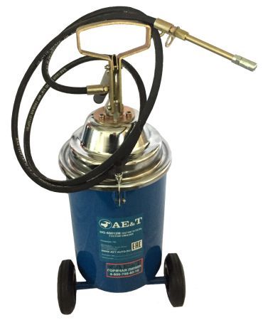AE&T Нагнетатель густой смазки HG-68012M с ручным приводом
