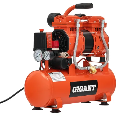 Безмасляный малошумный компрессор Gigant GSWK-9/1400