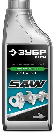 ЗУБР 1 л, цепное минеральное масло для бензо и электропил, EXTRA (70622-1)