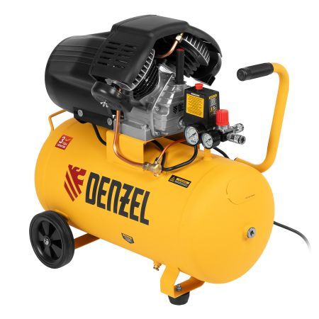 Компрессор воздушный прям. привод DCV1800/50, 1,8 кВт, 50 литров, 320 л/мин Denzel