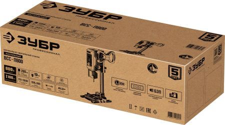 ЗУБР 800 Вт, 13 мм БЗП, вертикально - сверлильный станок, Профессионал (ВСС-П800)